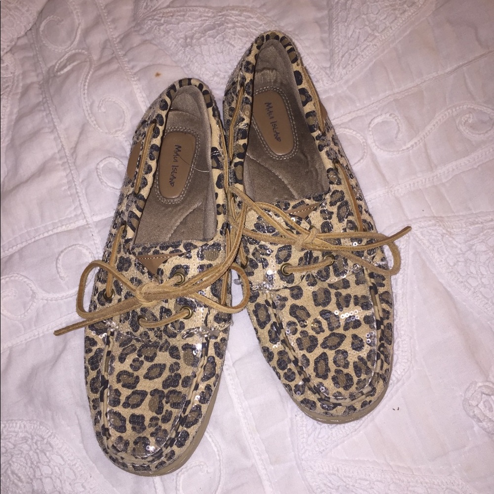 Leopard Print Sperry Dockers